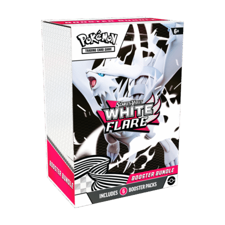 Pokémon TCG: Scarlet & Violet – White Flare Booster Bundle (6 packs)